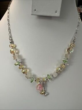 Paparazzi Multicolor Crystal Pendant Necklace - Women Jewelry